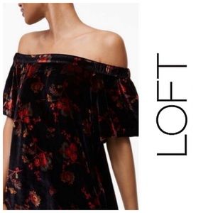 Plush Velvety On/Off Shoulder Top